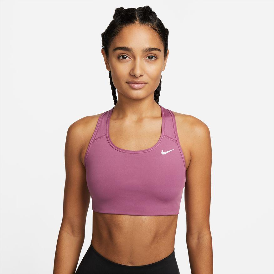 Nike Swoosh Sports Bra - Pink/White Woman
