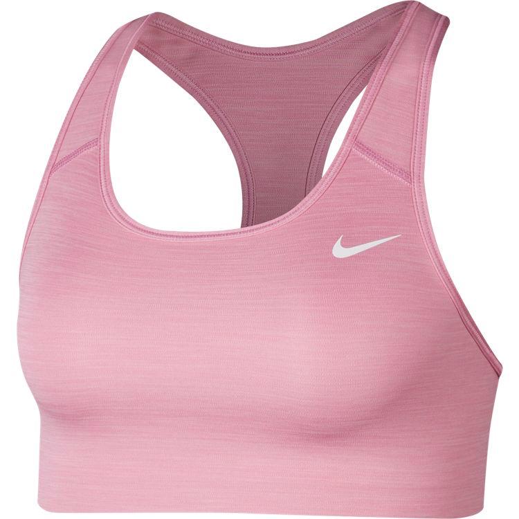 NIKE Women's Sports Bra, Pink Glaze/Pure/(White), L at