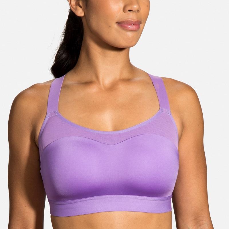 Brooks Women's Dare Strappy 2.0 Run Bra (BRK-350087 4946185 30 A/B (657)  JAMBERRY) : : Clothing, Shoes & Accessories