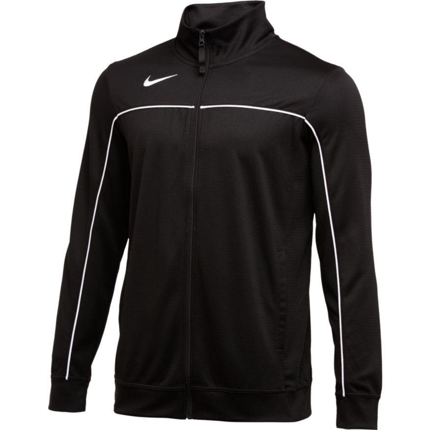 Men's Nike Dri-Fit Full-Zip Jacket - Black/White - Size S