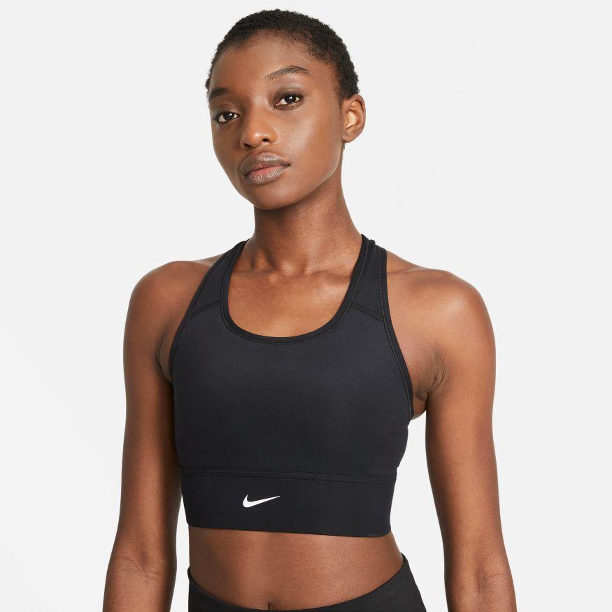 Nike Dri-Fit Swoosh Bra Womens Black