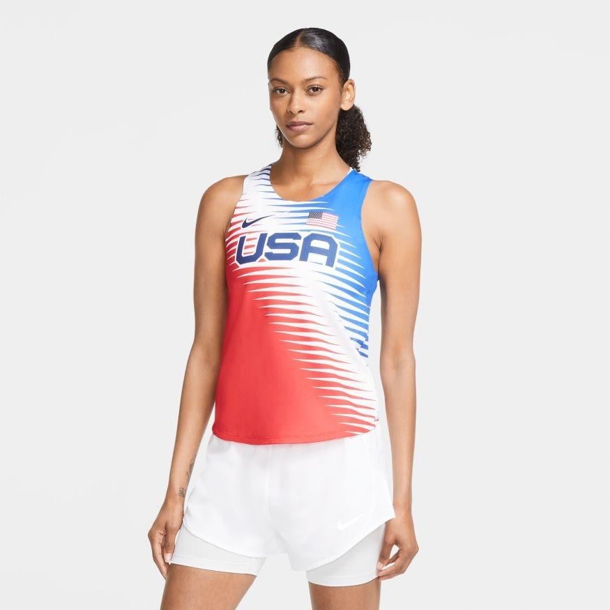 Women's Nike Blue Team USA Performance Sports Bra