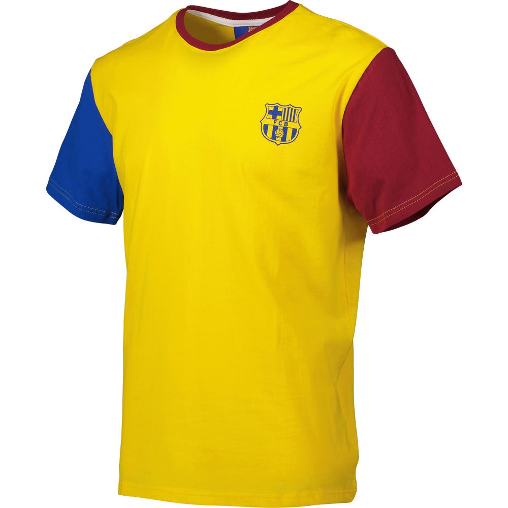 Structureel molen vals FC Barcelona Color Block T-shirt Sport Design Sweden