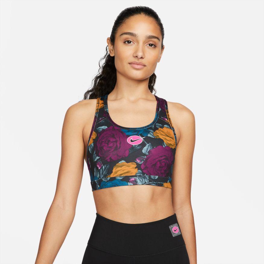 Nike Women's Swoosh icon clash mid Support Sports Bra Plus Size 2x tie dye