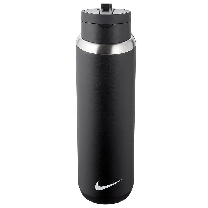 24oz Vacuum Insulated Stainless Steel Water Bottle Black - All in Motion™