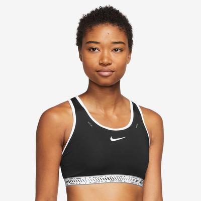 Nike Performance NIKE MED PAD BRA - Medium support sports bra - picante  red/white/bordeaux 