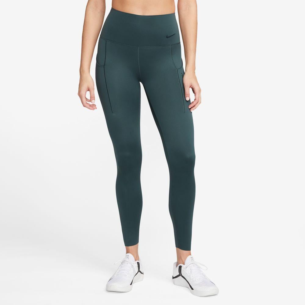 Womens high waisted compression 7/8 leggings Nike AIR EPIC FAST W green
