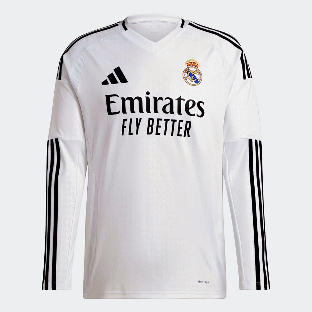 Adidas Real Madrid Home Ls Jersey 24 25