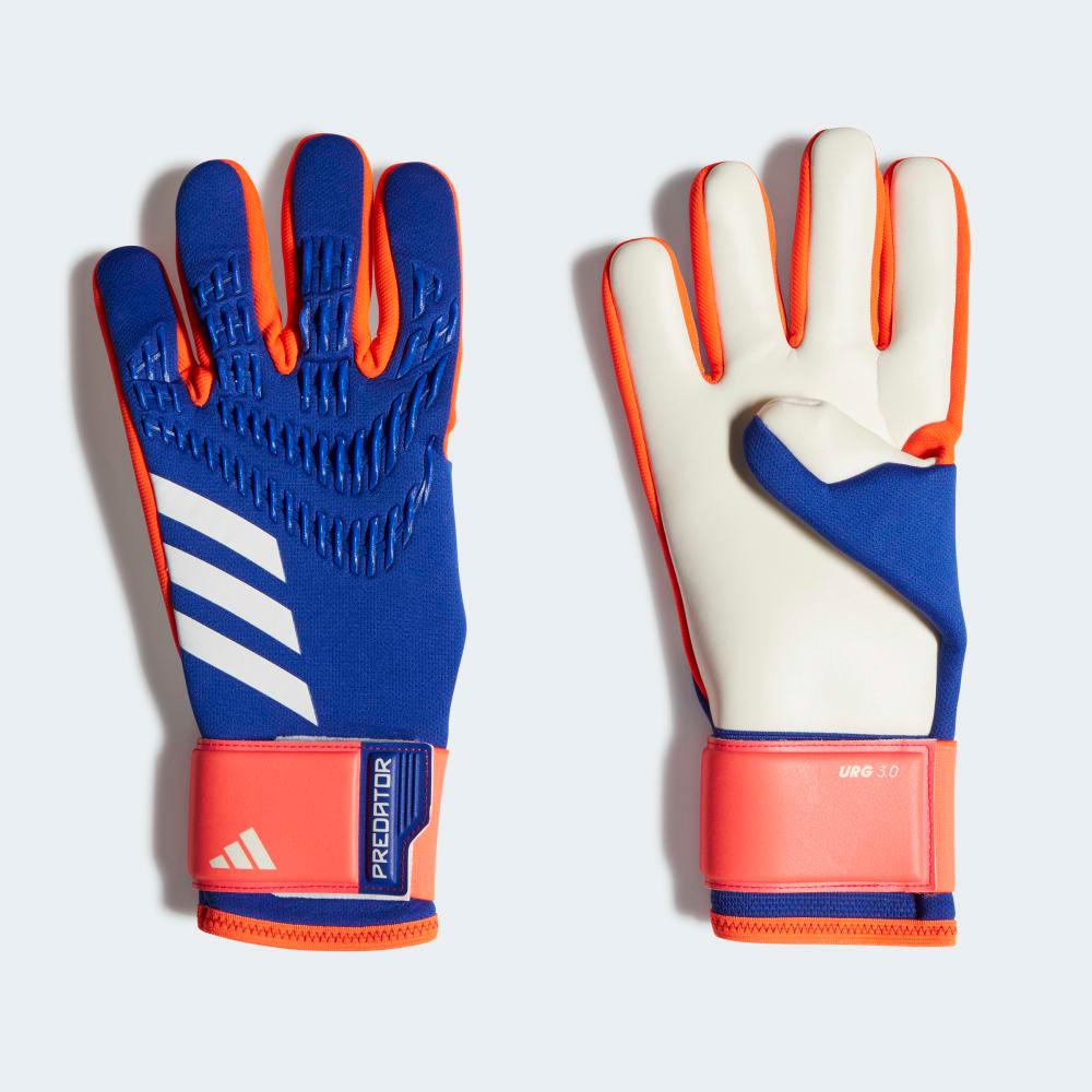 Adidas Predator League Goalkeeper Gloves Lucid Blue Solar Red Size 11