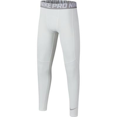 2 Nike Pro Combat Boys Tights, 1 white, 1 grey