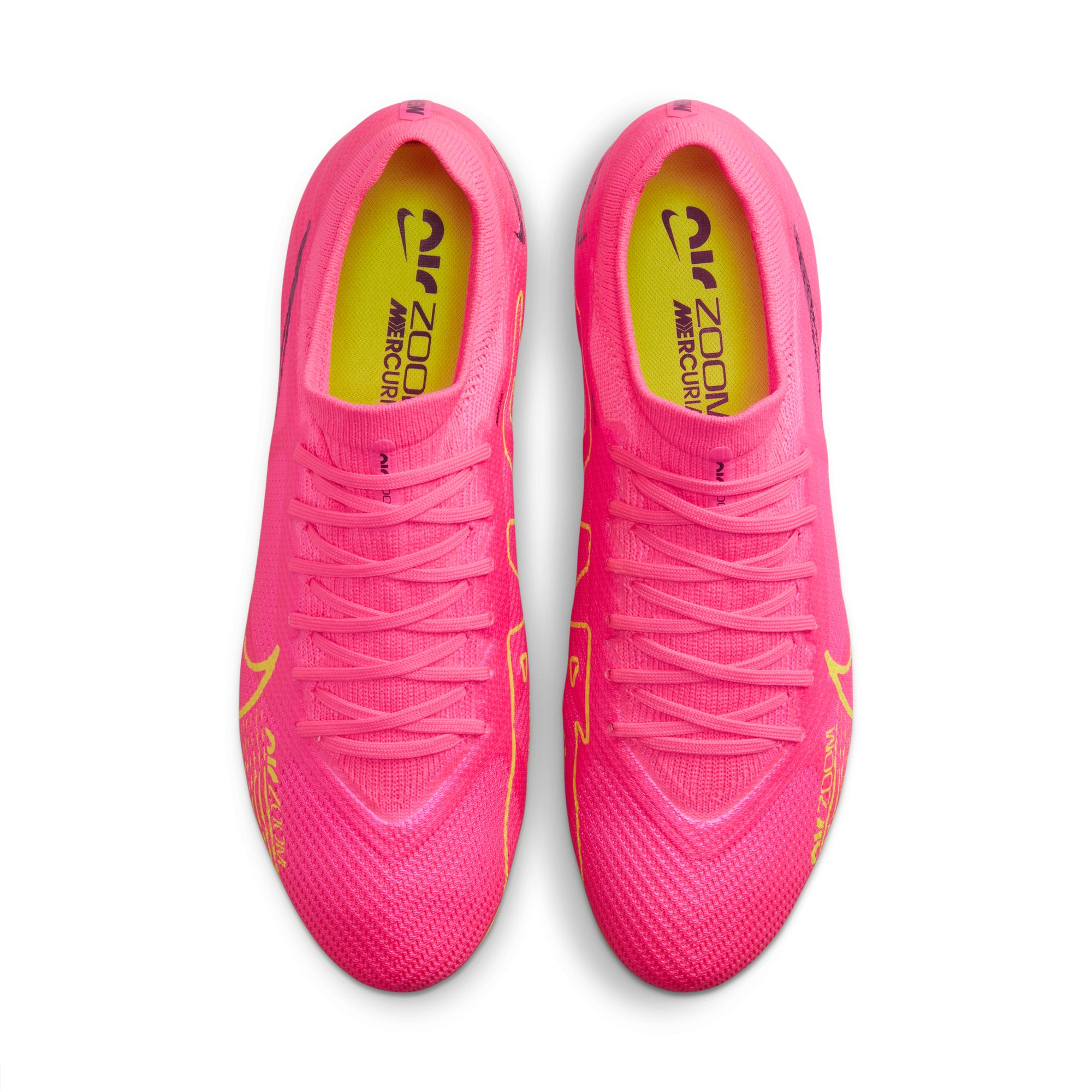 Nike Mercurial Vapor 15 Pro Turf Soccer Shoes in Pink for Men