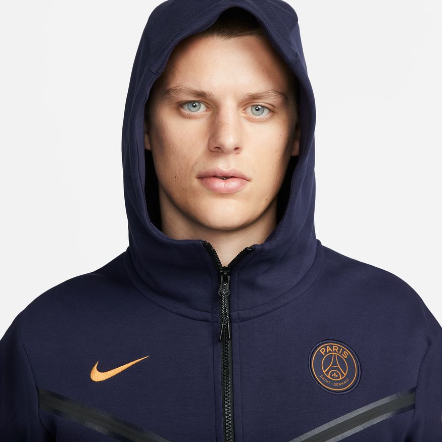 waar dan ook Centraliseren Annoteren Nike Paris Saint-Germain Tech Fleece Windrunner Men's Full-Zip Hoodie