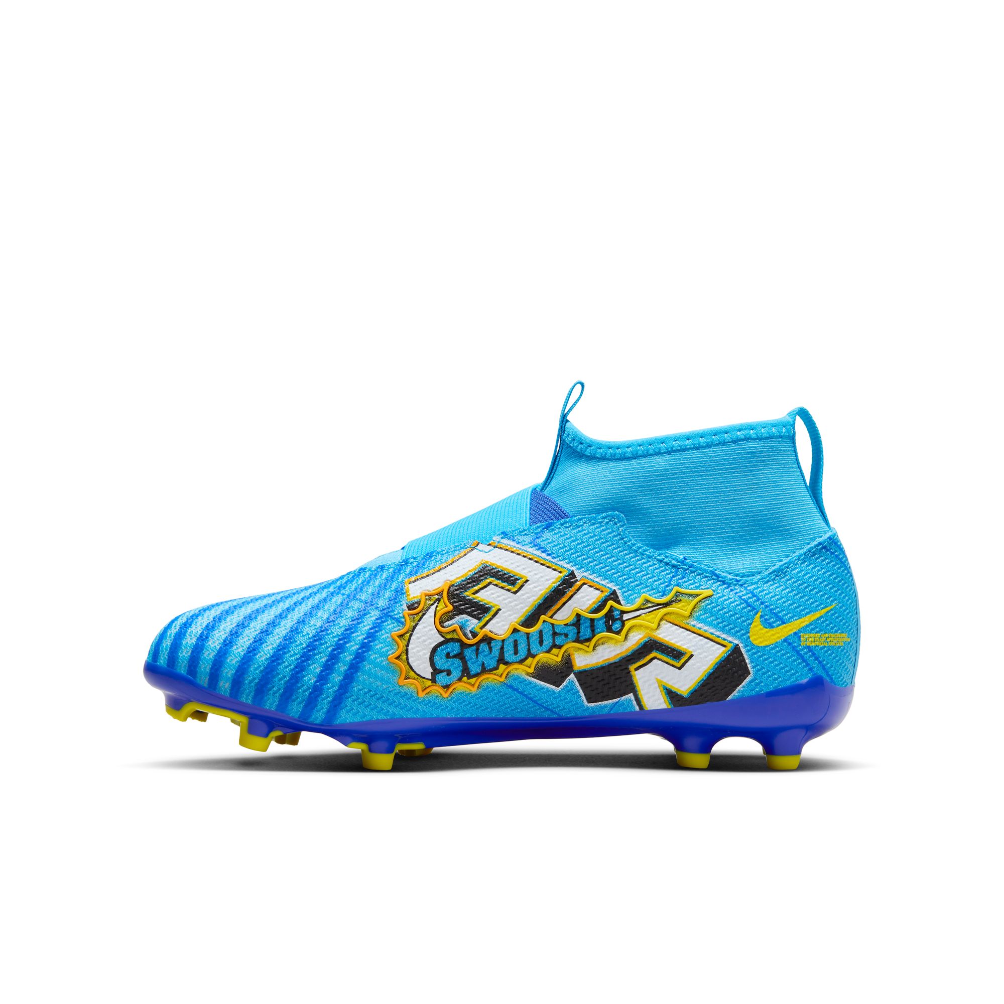 Nike mercurial blue and yellow best sale