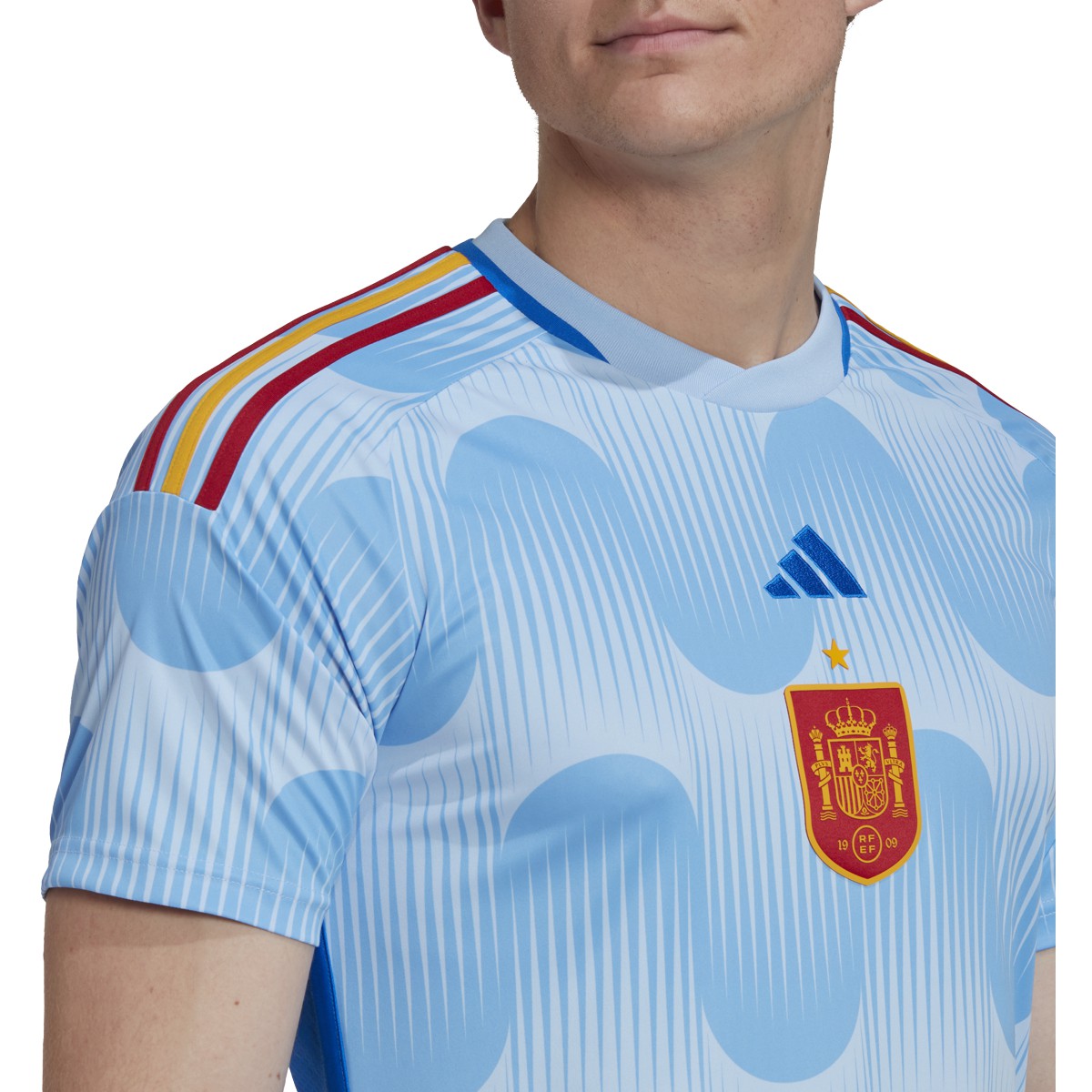 BNWT Spain 2022 2023 Away World Cup Soccer Adidas shirt Jersey Soccer Size  L New